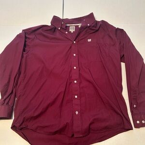 Cinch Burgundy Shirt